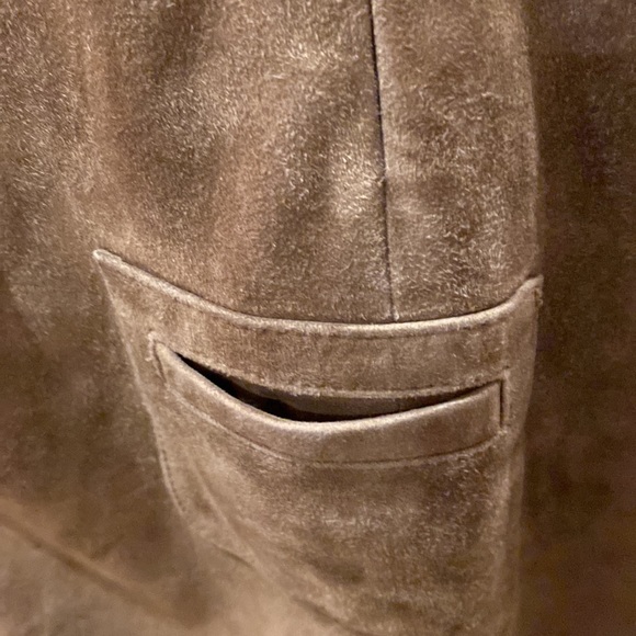 Faconnable brown suede lined skirt wrap knee length-12-Bundle discount - Picture 11 of 12